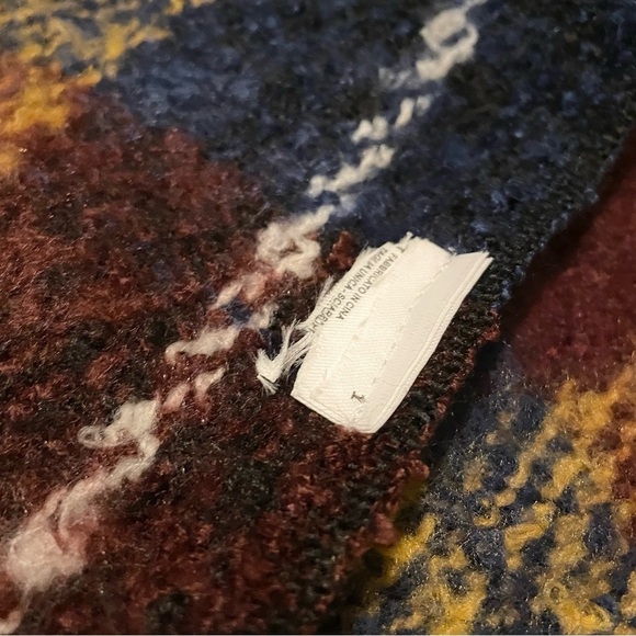 Plaid Fringe Scarf 78” x 19” - Picture 9 of 9